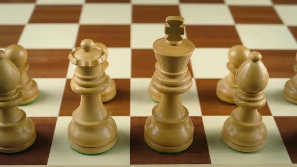 Light Chess Pieces Sideways Moving Shot alt