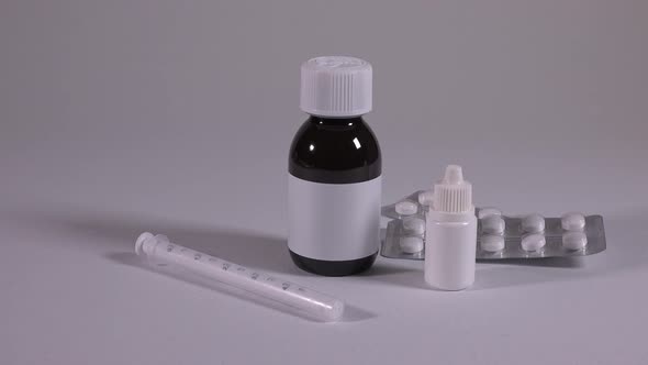 Drugs Pills Medication Medical Waste - Slider shot - 4K alt