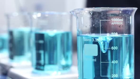 Laboratory Samples Of Fluid