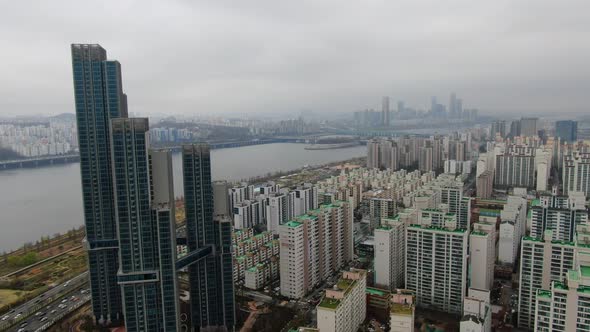 Seoul Yongsan Gu High Rise Apartment Han River Yeouido Building