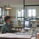 Female Architect Working in Office - VideoHive Item for Sale