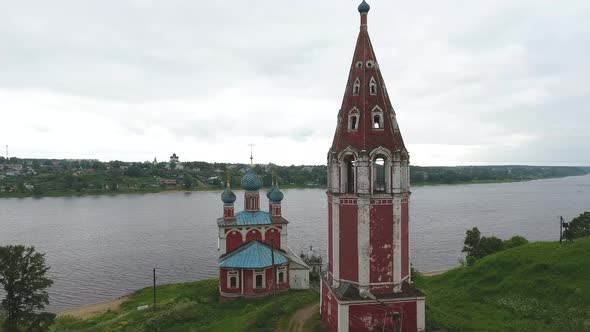 Flying Over the Church