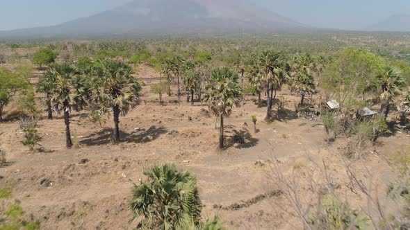 Mountain Landscape Agung Volcano, Bali, Indonesia alt