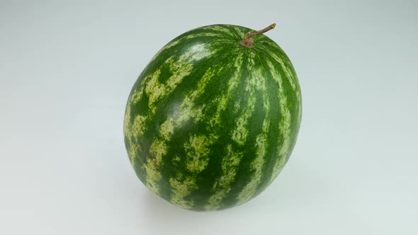 Watermelon On A White Surface