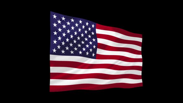 Waving Usa Flag alt