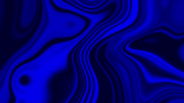 Deep Blue Metallic Liquid Surface Motion