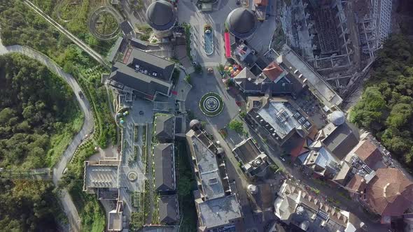 Bana Hills, French Village and Golden Bridge, in Central Vietnam alt