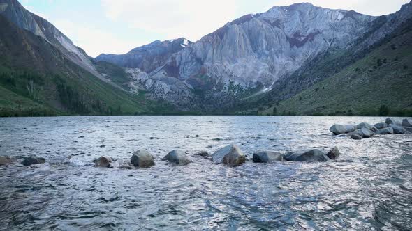 Convict Lake in the Eastern Sierra Nevada Mountains, California, Mono County, California, USA.  alt