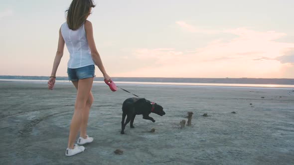 Asian Muslim Woman Wearing Medical Mask Prevent Dust Infection Virus Walking Supermaket alt