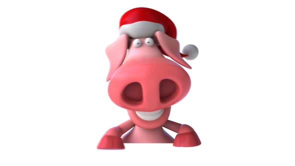 Santa pig alt