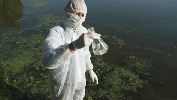 Scientist Tests Water for Infections, Harmful Emissions