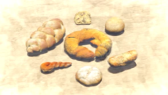 Types of Bread Stop Motion