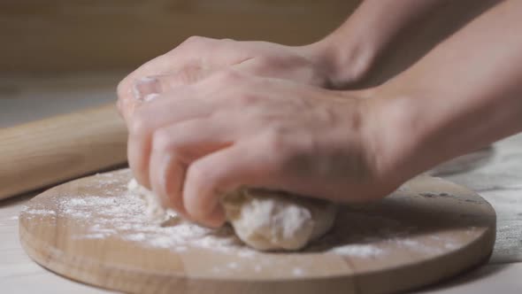 Rolling Out a Dough in Slow Motion alt