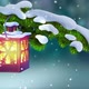 Christmas Card With Lantern - VideoHive Item for Sale