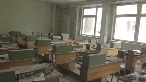 School Class In Chernobyl