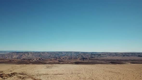 Fish River Canyon in Namibia, Africa Aerial Drone Shot.  Lanscape of the the Largest Canyon in Afric alt