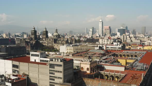 Aerial View of Mexico City alt