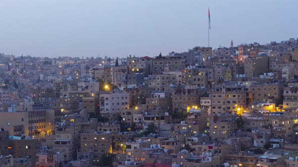 Amman Jordan Day to Night