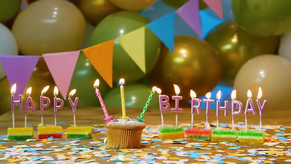Beautiful Decoration Background Happy Birthday alt