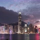 Hong Kong Night Skyline Time Lapse - VideoHive Item for Sale