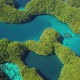 Aerial Footage of a Limestone Islands in Rock Islands Palau - VideoHive Item for Sale