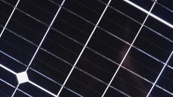 Solar Panel Rotate. Monocrystalline Solar Battery. Solar Energy. Silicon Wafer alt