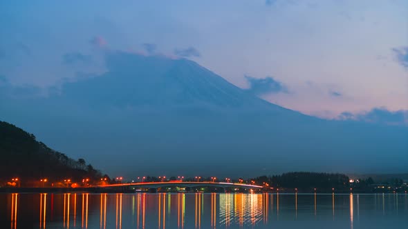 Timelapse of Fuji Mountain