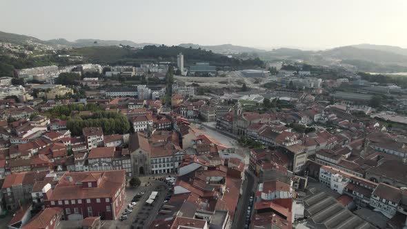 Guimarães historic town centre, well-preserved and authentic evolution of medieval settlement.