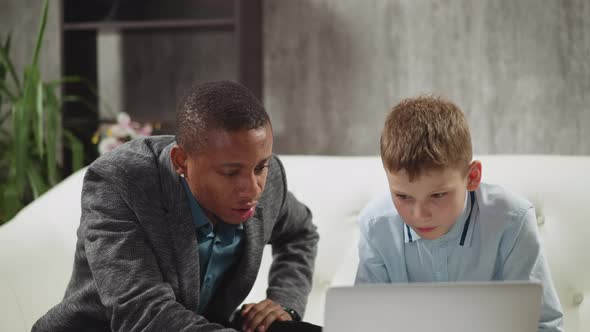 Black Native Speaker English Teacher Translates Movie to Boy alt