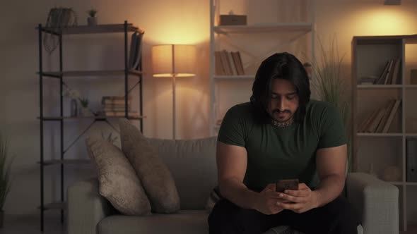 Mobile Communication Home Man Social Network alt