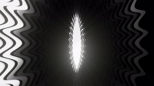 Silver Reflective Layered Abstract Background Video Loop 