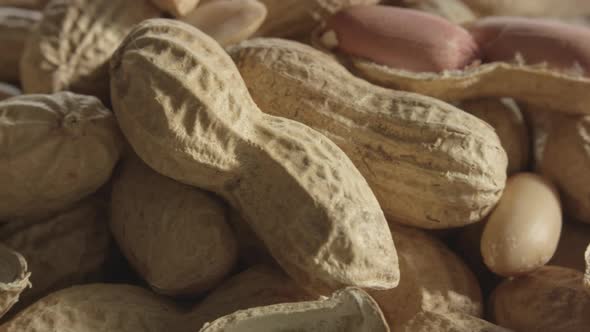 Closeup of peanuts