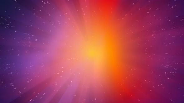 Cartoonish Nebula and Cosmic Rays Seamless Background Loop