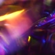 Fire glow swirling plasma lightning. Blue and purple neon shiny festive texture - VideoHive Item for Sale