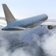 Passenger Above The Terrain And Clouds - VideoHive Item for Sale
