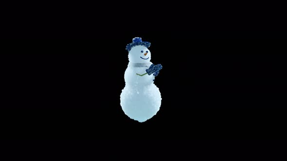 Snowman Dancing 4K alt