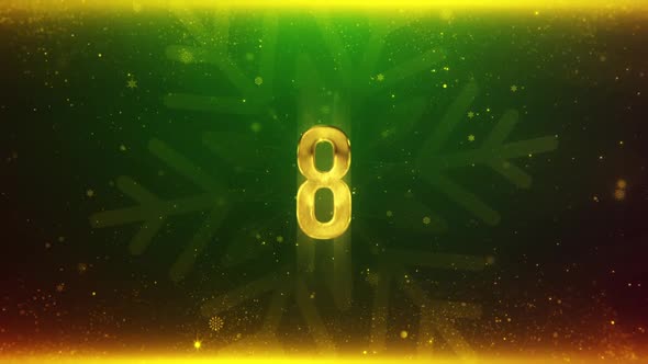 Gold Christmas Countdown 01