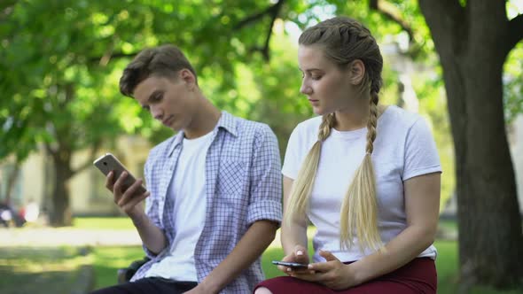 Teenagers Using Phone Instead of Interacting, Lack of Communication, Addicted alt