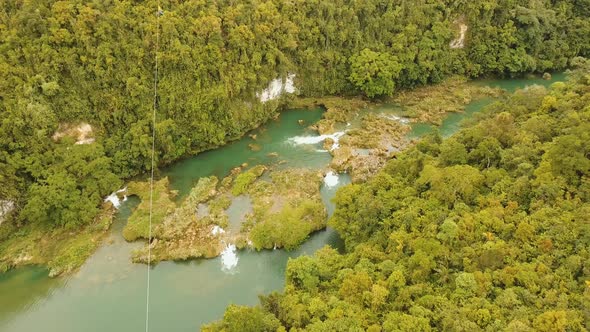 Attraction Zipline in the Jungle Bohol, Philippines alt