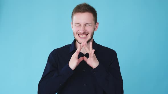 Tricky Man Evil Plan Prank Scheme Sneaky Gif Loop alt