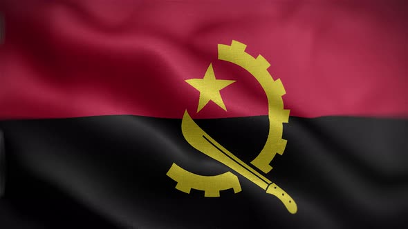 Angola Flag Front