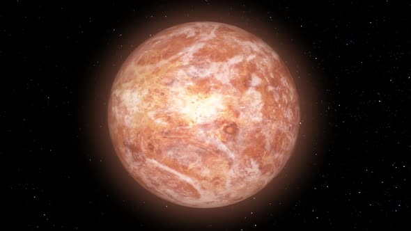Venus Planet And Atmosphere Loop Part 1