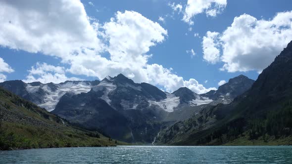 Altai Mountain Poperechnoe Lake