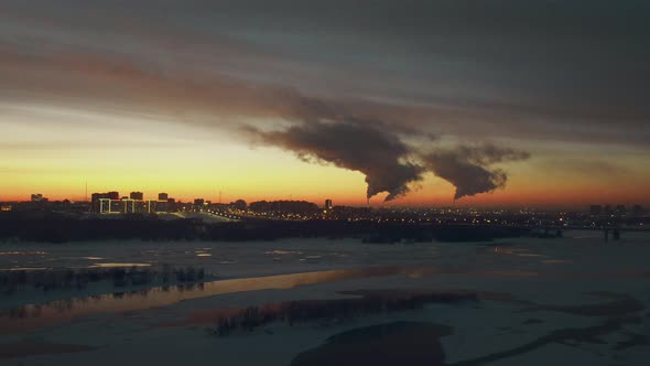 CHP Releases Toxic Clouds of Eerie Gas Into the Atmosphere of a Nice Night City. alt