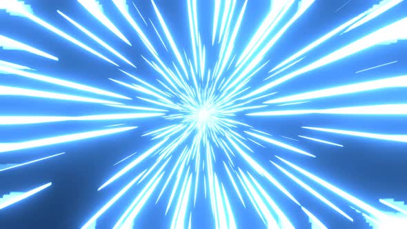 Acceleration background. Supersonic flight at the speed of light. Anime Speed alt