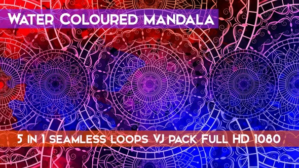 Water Coloured Mandala