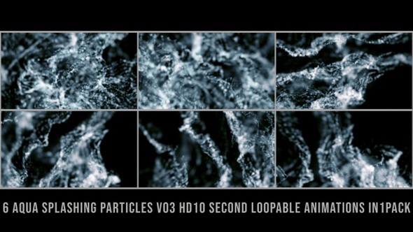 Aqua Splashing Particles V03 alt