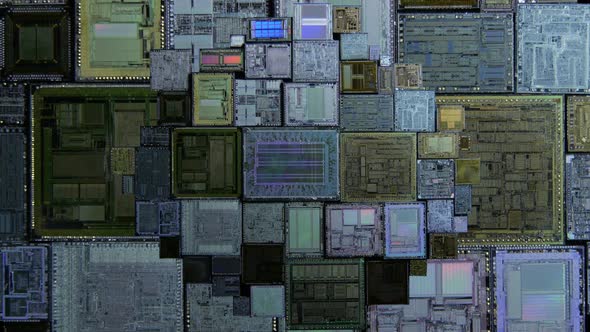 Real Silicon Crystals Chips