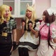 Carefree Lovely Multiracial Women in Costumes Having Fun During Cosplay Party - VideoHive Item for Sale