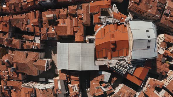 Beautiful Orange Roofs of Venice in Italy alt